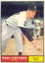 1961 Topps Baseball Cards      171     Paul Foytack